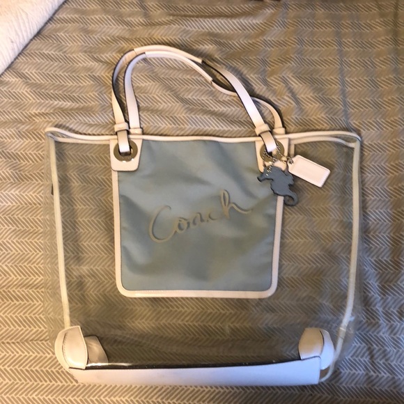 coach clear bag